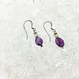 Purple Stone Earrings • Boutique •  Artisan • Hangar